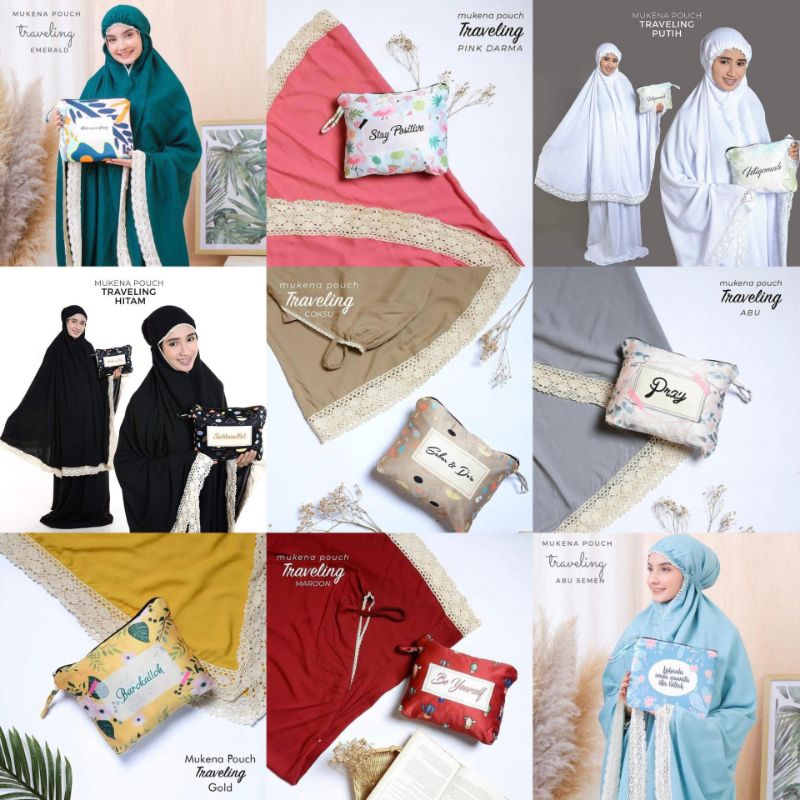 Mukena dewasa/mukena rayon/mukena jumbo polos