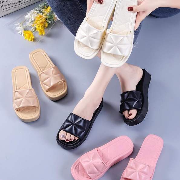 Sandal Selop Wanita BUNDA - Sendal Jelly Import Ukuran 37-40