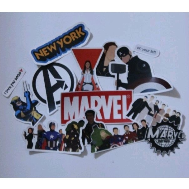

STICKER PACK MARVEL AVENGERS | High Quality Tahan Air