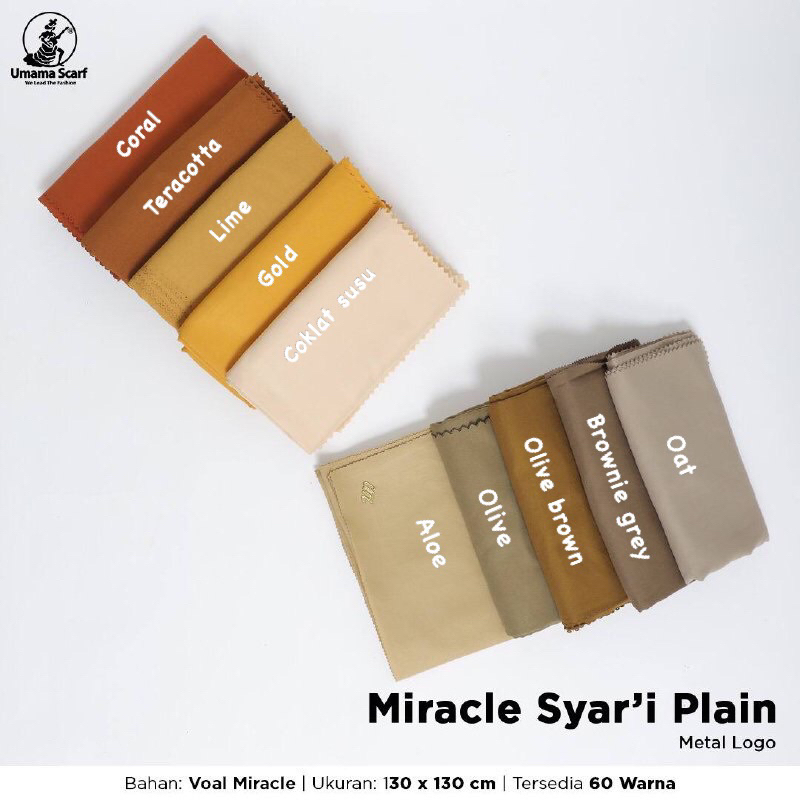 SEGIEMPAT MIRACLE SYAR’I PLAIN METAL LOGO