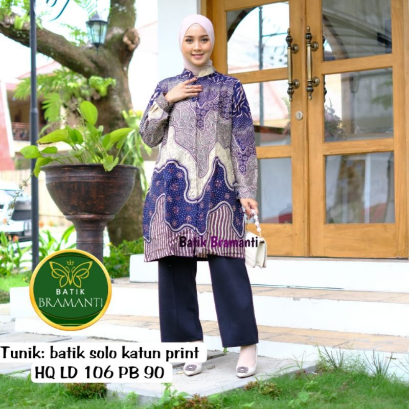 Tunik batik premium solo