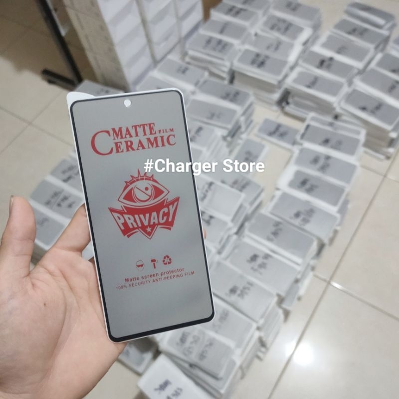 Anti Gores Ceramic Matte SPY Privacy Redmi A1 A1+ K20 K30 K40 S2 Y2 Y3 Go 3 3S 3 Pro 4 4A 4X 5 5A 5+ 6 6A 6Pro 7 7A 8 8A 9 9A 9C 10 10A 10C 11