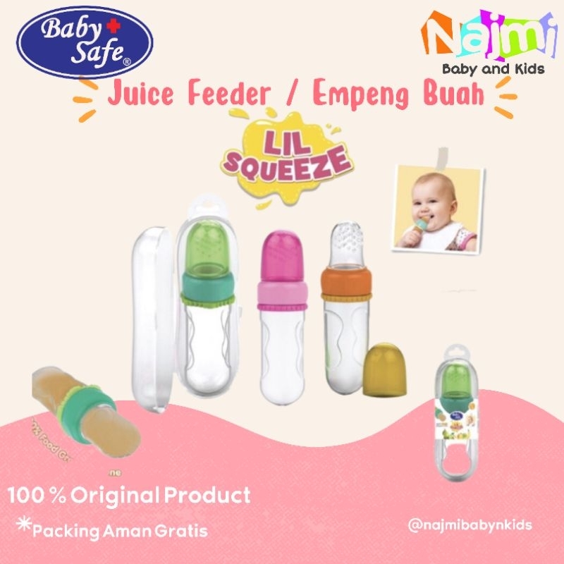 JP030 Baby Safe Juice Feeder Fruit / Empeng Buah Babysafe Squeeze / Empeng Puree