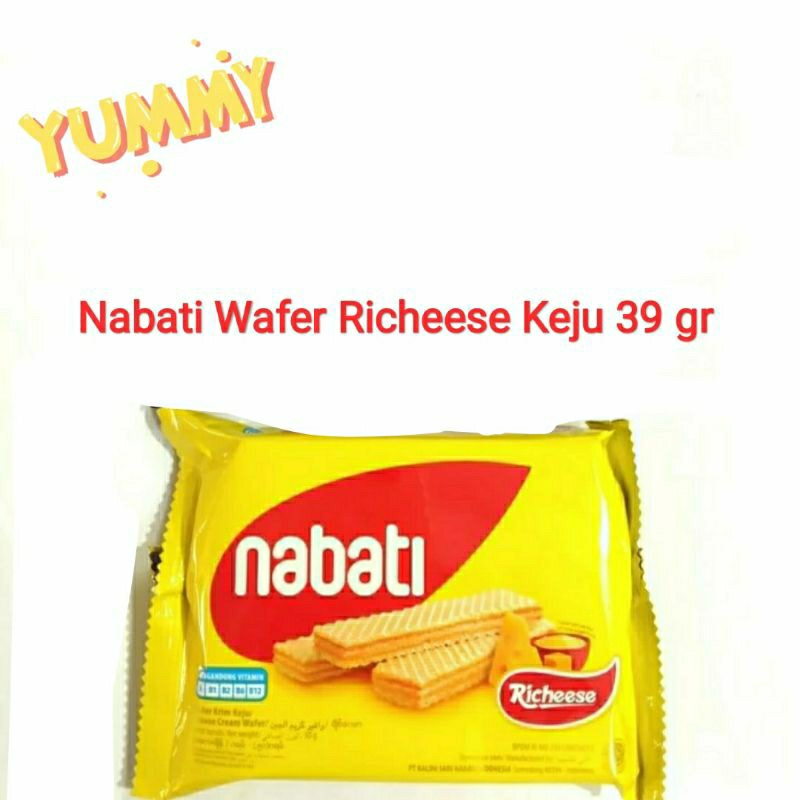 

Nabati Wafer richeese keju | single pack