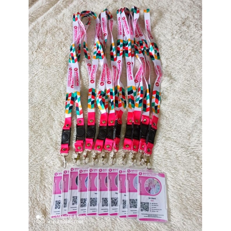 Jual Lanyard Id Card Bc Drwskincare Shopee Indonesia