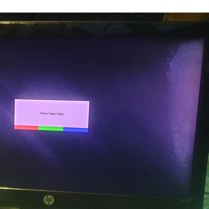 monitor komputer LED 20 in wide Hp 2011x