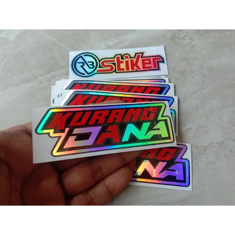 

Sticker lucu kurang dana stiker cutting