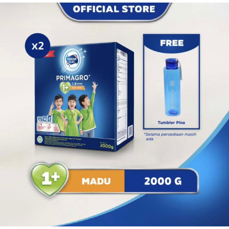 FRISIAN FLAG PRIMAGRO 1+ madu susu pertumbuhan anak