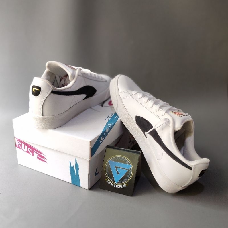 SEPATU CONTRUST SUPERSKATE WHITE PAUX LEATHER SEPATU PUTIH SEPATU DISTRO KEREN SEPATU PUTIH PRIA