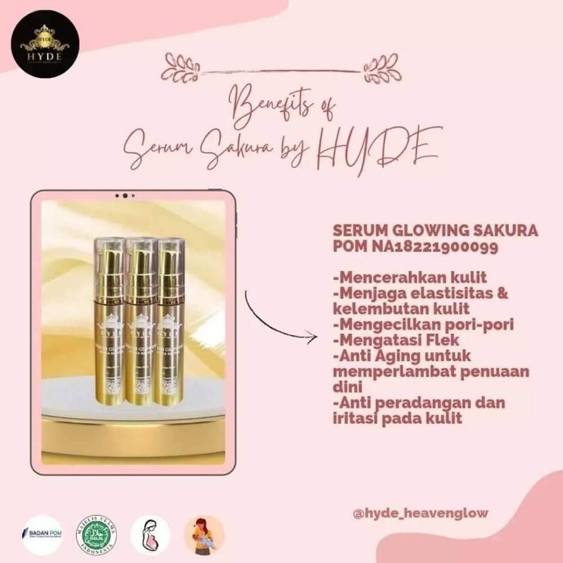 SERUM SAKURA HYDE BEAUTY SKINCARE