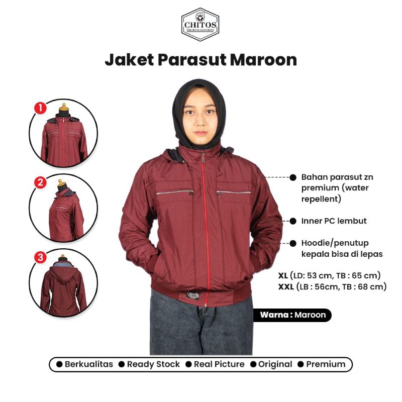 jaket cewe chitos/jaket cewe korean/jaket cewe original