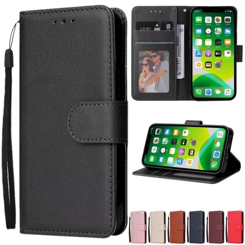 Leather Case SAMSUNG GALAXY A5 A6 A6+ A7 A8 A8+ A9 2016 2017 2018 A510 A520 A710 A720 A750 PRO Flip 
