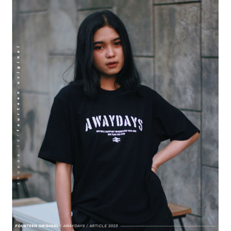 Kaos Awaydays Hitam