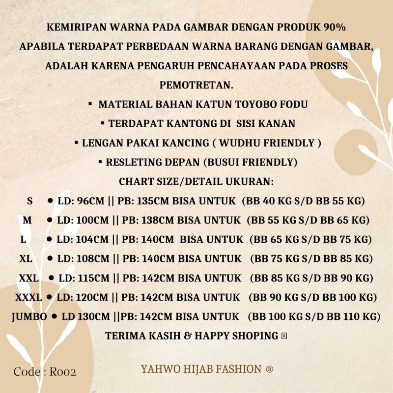 GAMIS PUTIH/GAMIS TOYOBO/GAMIS ABAYA/GAMIS YAHWO ORI/GAMIS KERJA WANITA/SERAGAM KERJA DINAS WANITA