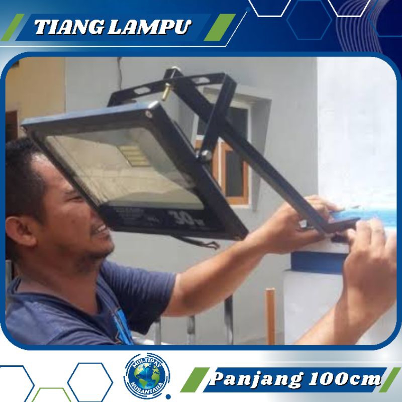 TIANG LAMPU BILLBOARD / PAPAN REKLAME PANJANG 100CM