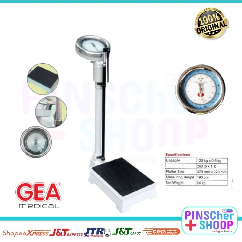 TIMBANGAN BADAN SMIC ZT 120 GEA BODY SCALE + TINGGI BADAN