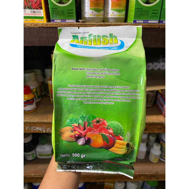 Pupuk pengendali hayati anfush isi 500gram