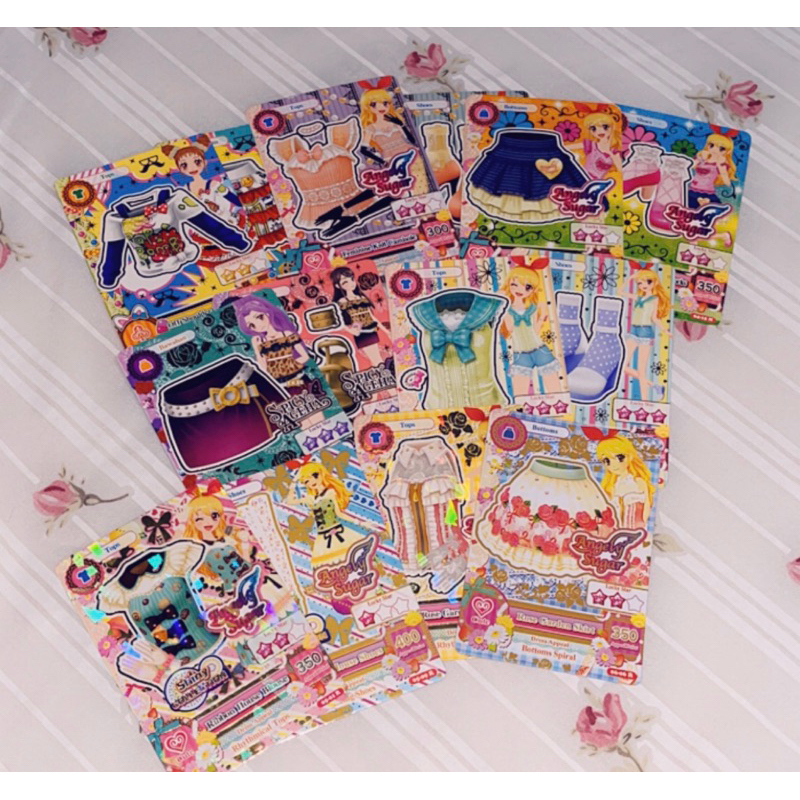 Aikatsu incomplete set /Ribbon house/Feminine/Rose Garden/BETA(Read the description ..)