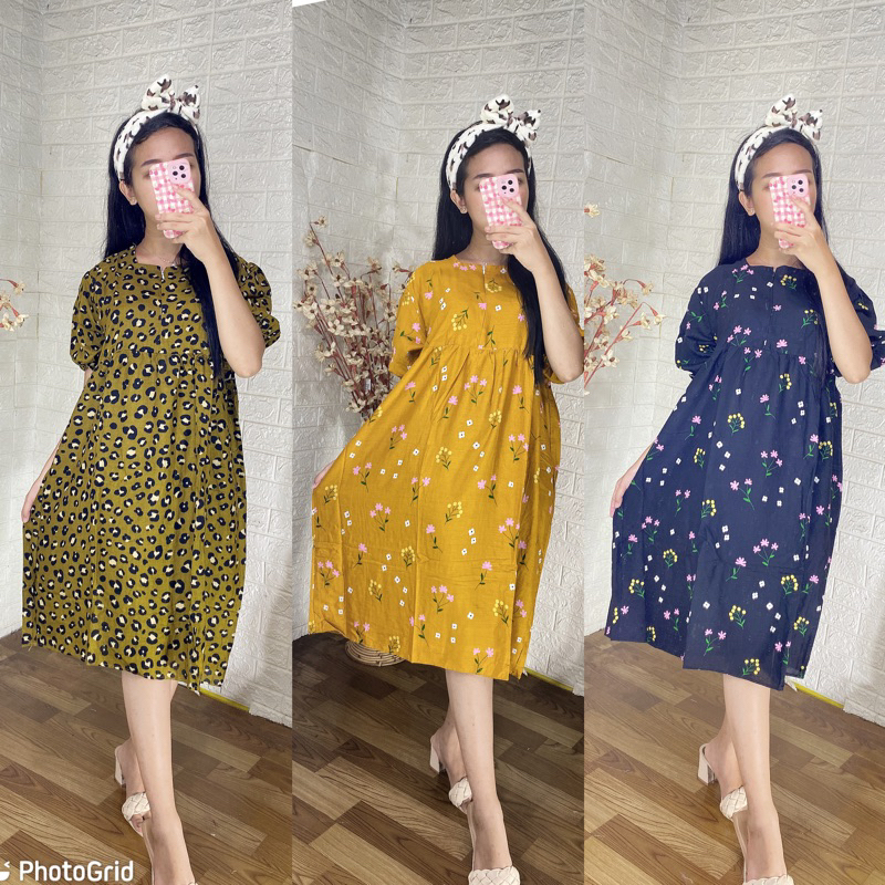 DASTER RAYON  DRESS VIONA BUSUI BUMIL