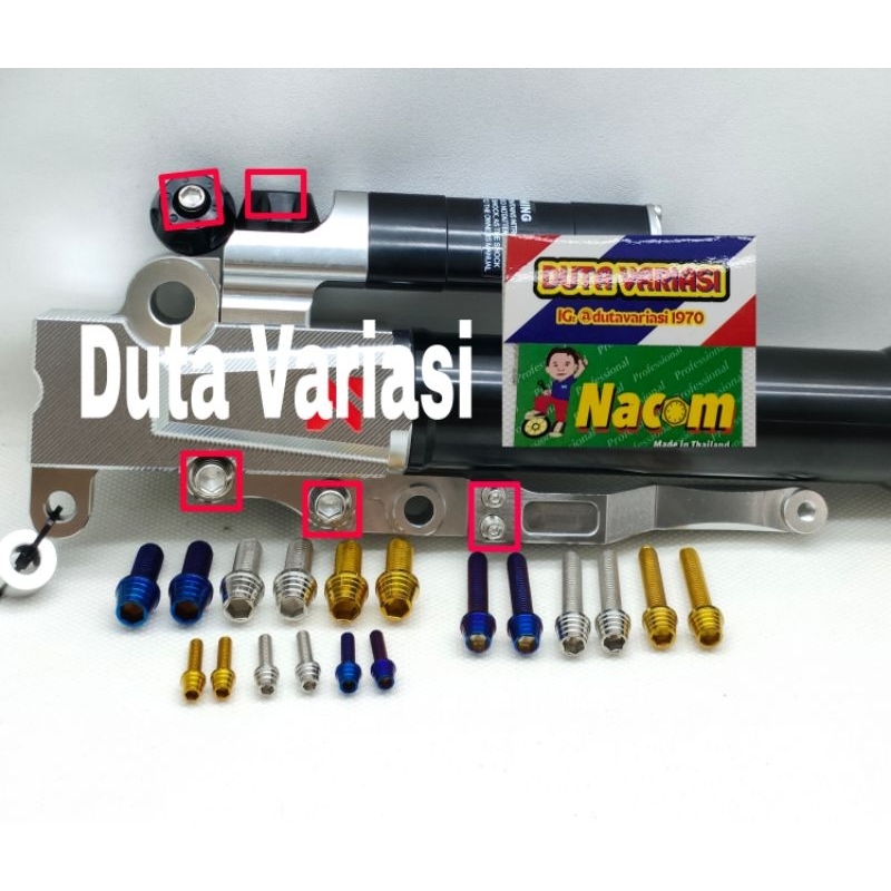 NACOM DV PAKET BAUT VARIASI TABUNG KTC ..SCOOPY ,VARIO