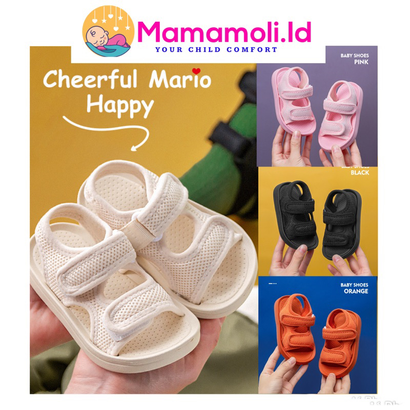 Sendal / Sandal Gunung Anak Cheerfull Mario Original/ Sandal Anak / Sendal Anak / Sandal Gunung Anak Laki Laki / Perempuan / Sepatu Anak Laki Laki /Sepatu Anak Perempuan / Slop Selop Anak/ Kaos Kaki Anak Bayi Laki Perempuan/ Kids Shoes/Children Shoes