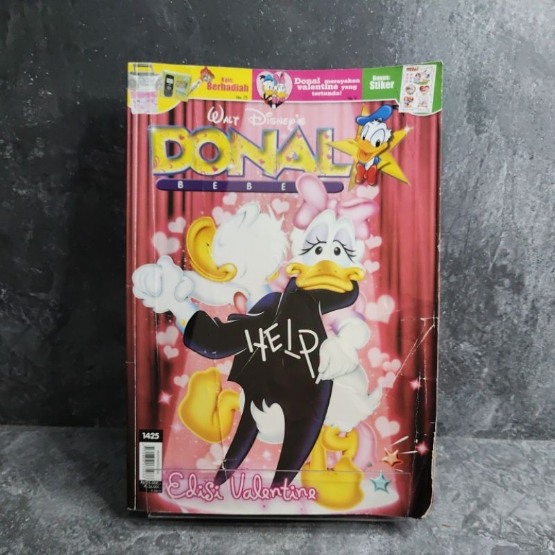 Buku Walp Disneys Donal Bebek Help, Edisi Valentine.