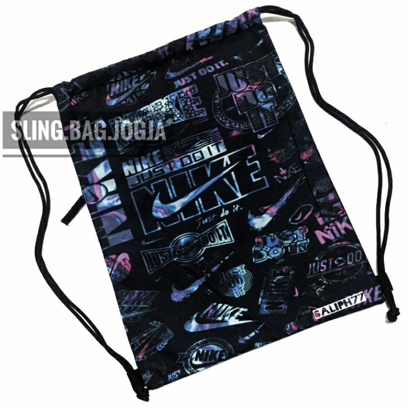 Tas Serut - Gymsack - String Bag Pria &amp; Wanita Super Purple Edition