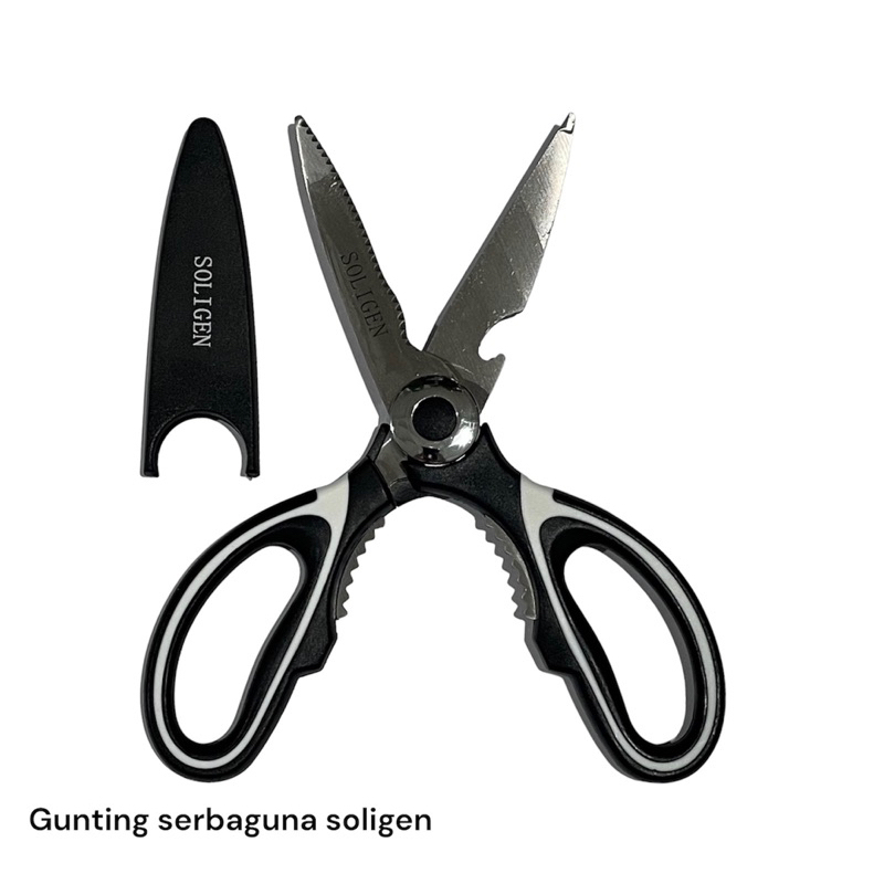Gunting Soligen SLM15 gunting Serbaguna 8”