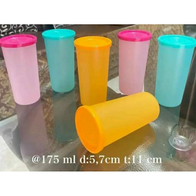 Mini tumbler 175ml gelas kecil tupperware