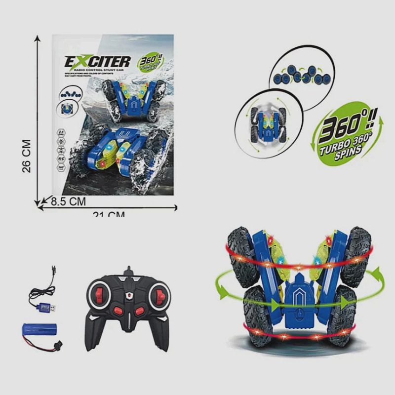 RC Mobil Remote Control Stunt Car Exciter 360°