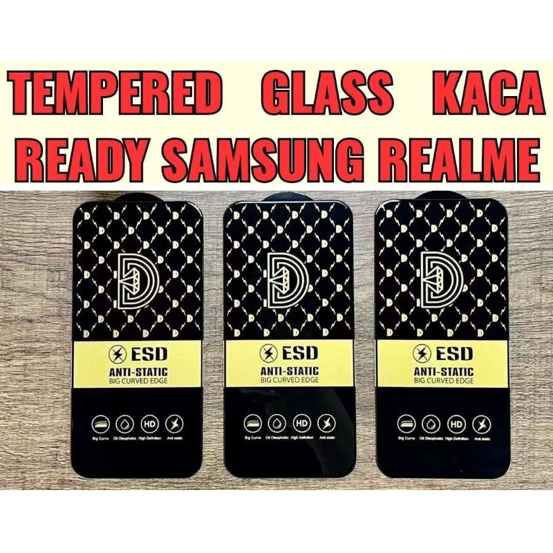 TG ESD ANTI STATIC TEMPERED GLASS SAMSUNG REALME / PELINDUNG LAYAR HANDPHONE DEPAN MELINDUNGI LAYAR LCD / TG TEMPERED GLASS ESD ANTI STATIC SAMSUNG REALME MELINDUNG LAYAR HANDPHONE DEPAN BIAR LAYAR LCD LEBIH AMAN / MELINDUNG LAYAR HANDPHONE DEPAN