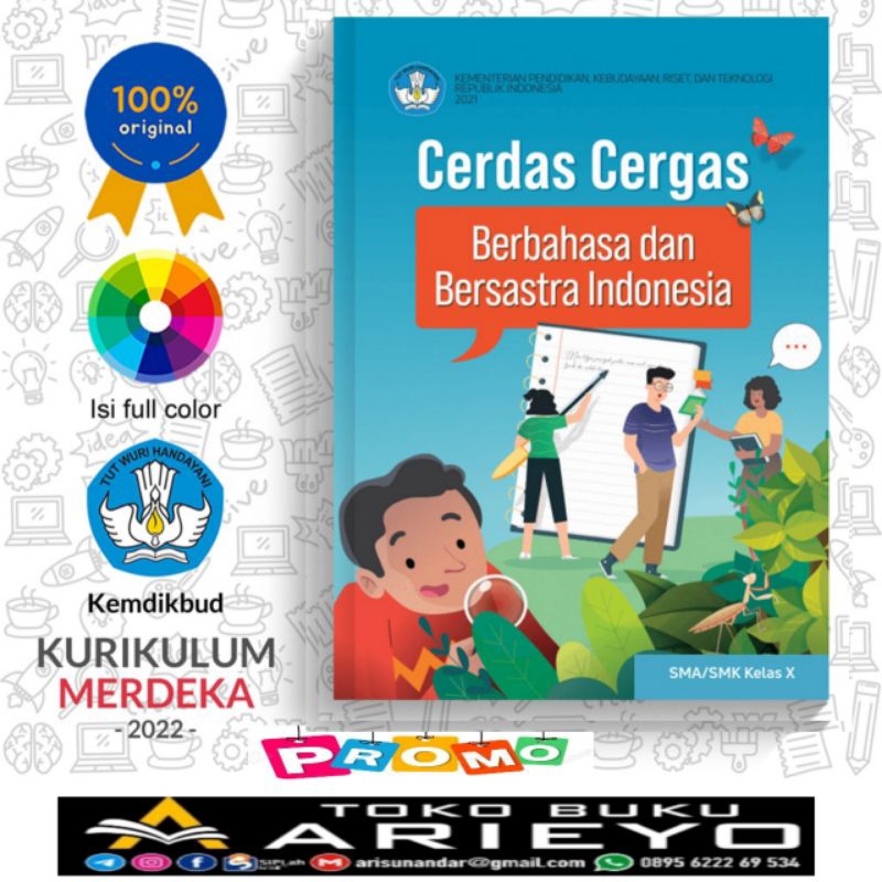 

New+Buku K-Merdeka BERBAHASA dan BERSASTRA INDONESIA - SMA/SMK Kelas : 10 Buku Siswa Sekolah Penggerak