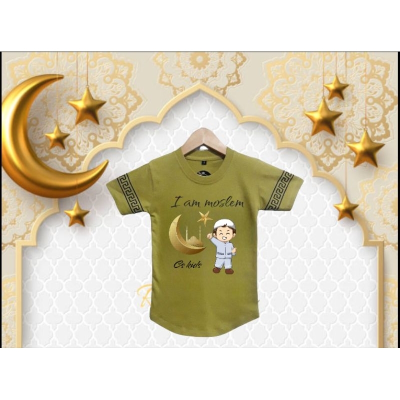 Kaos Kurta baju koko anak Lengan pendek Anak katun combed30s karakter Umur 1-11 Tahun