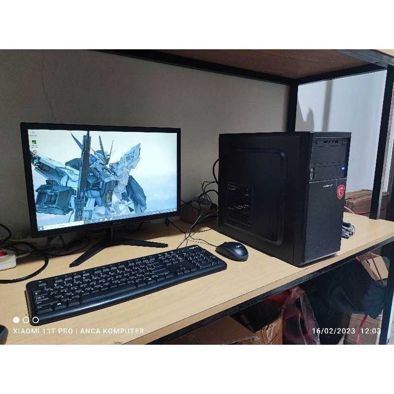 PC RAKITAN KANTOR / OFFICE / ONLINE SHOP/ GAMING RINGAN  CORE i3