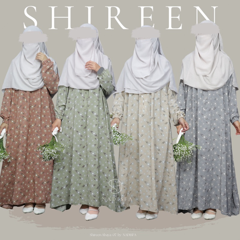 SHIREEN ABAYA MOTIF DRESS PART 3