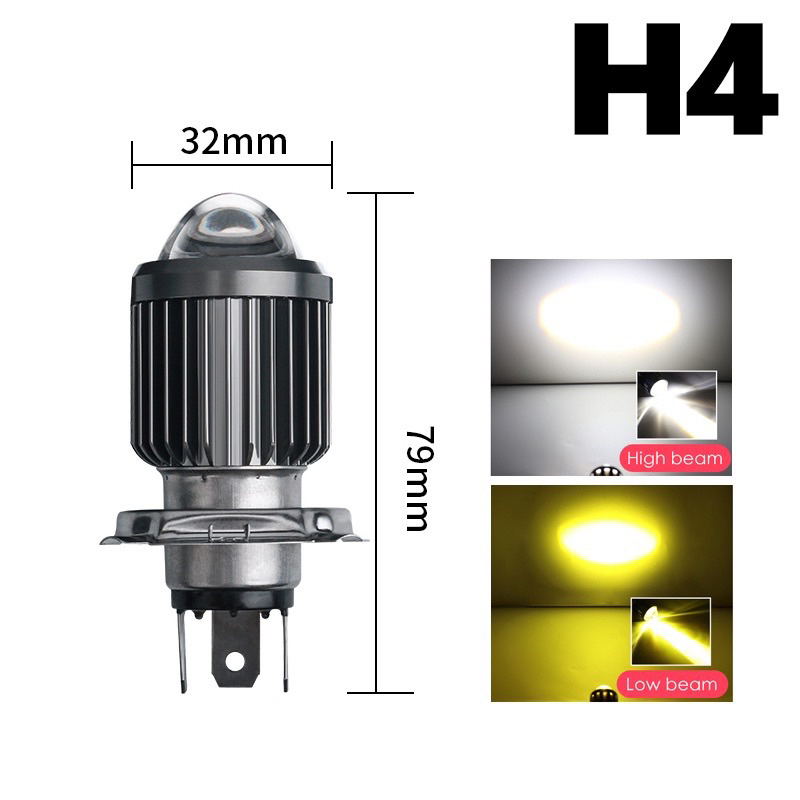 PROMO LAMPU LED LASER H4 H6 KUALITAS SUPER TERANG WATERPROOF