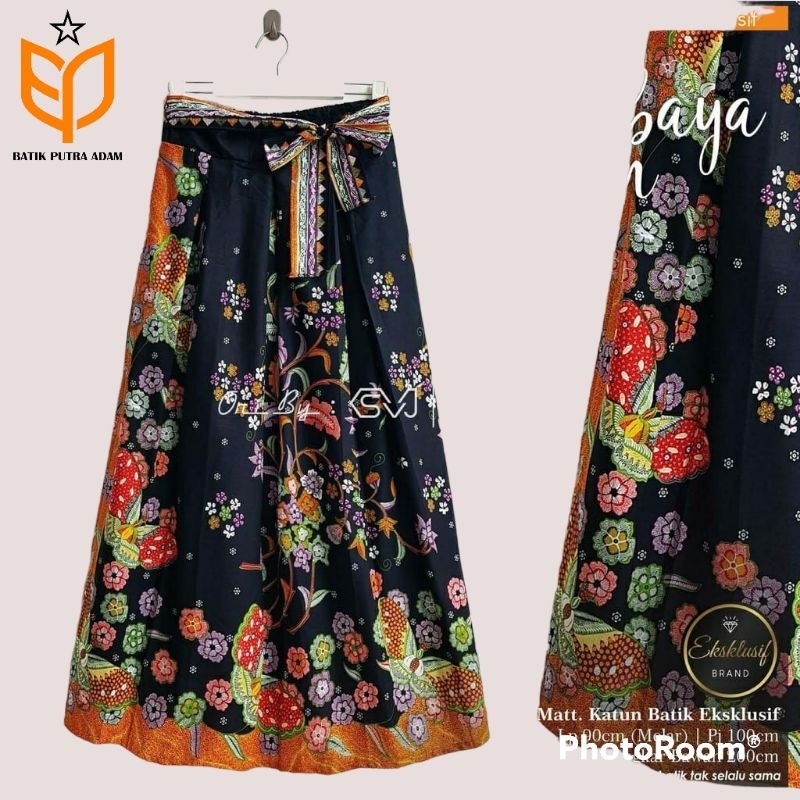 ROK BATIK TERBARU KEKINIAN ROK BATIK KLOK PAYUNG ROK BATIK JUMBO