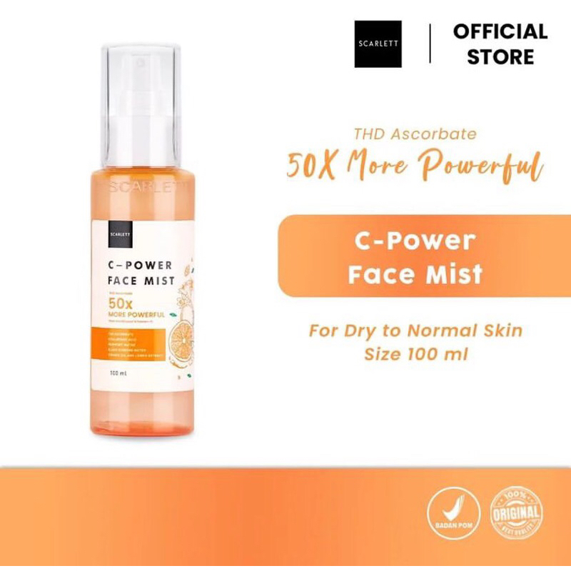 SCARLETT C POWER FACE MIST