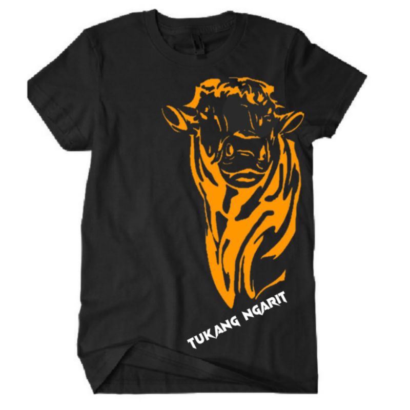 kaos sapi tukang ngarit