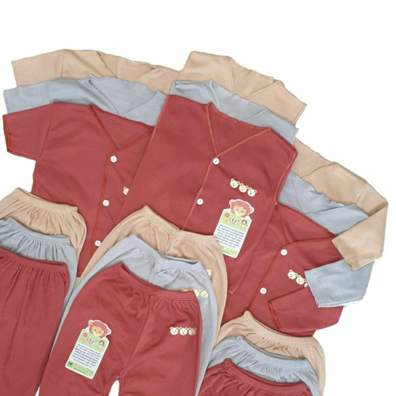 (18 Pcs) Baju Bayi Celana Bayi SNI Paket Perlengkapan Bayi Newborn E77 | Setelan Paket Lengkap Pakaian Bayi Baru lahir