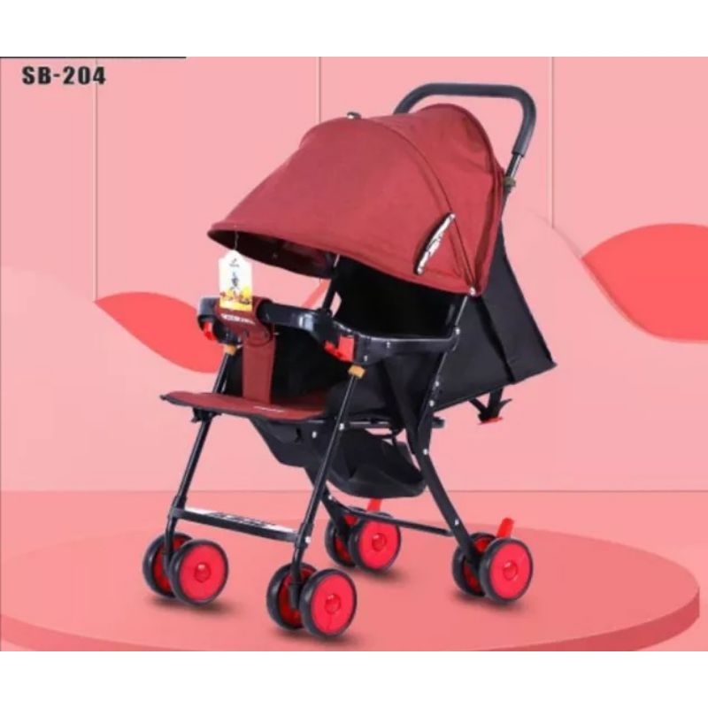 DIJAMIN TERMURAH STROLLER SPACE BABY SB 204 / SB204 KERETA DORONG BAYI