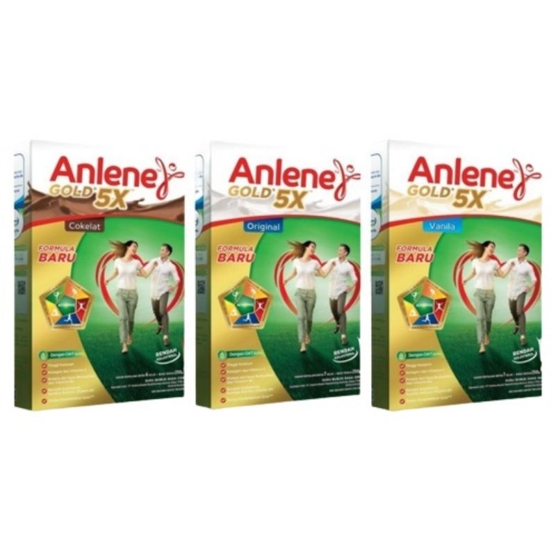 

ANLENE GOLD 5X 170gr Coklat/Vanila/Original