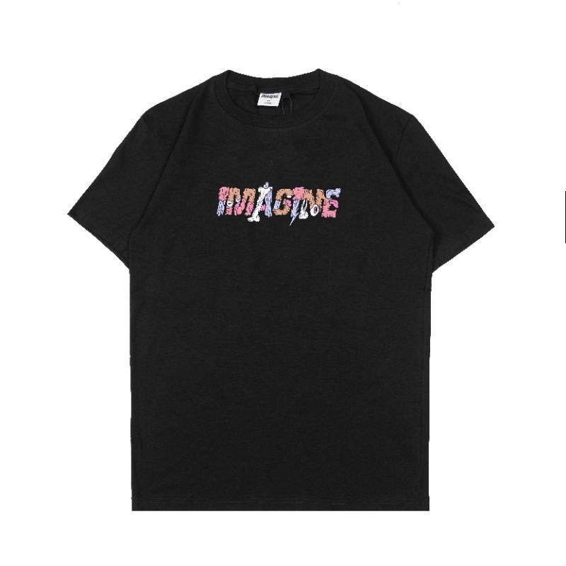 Imagineco Kaos Lengan Pendek Hitam &quot;Bone&quot;