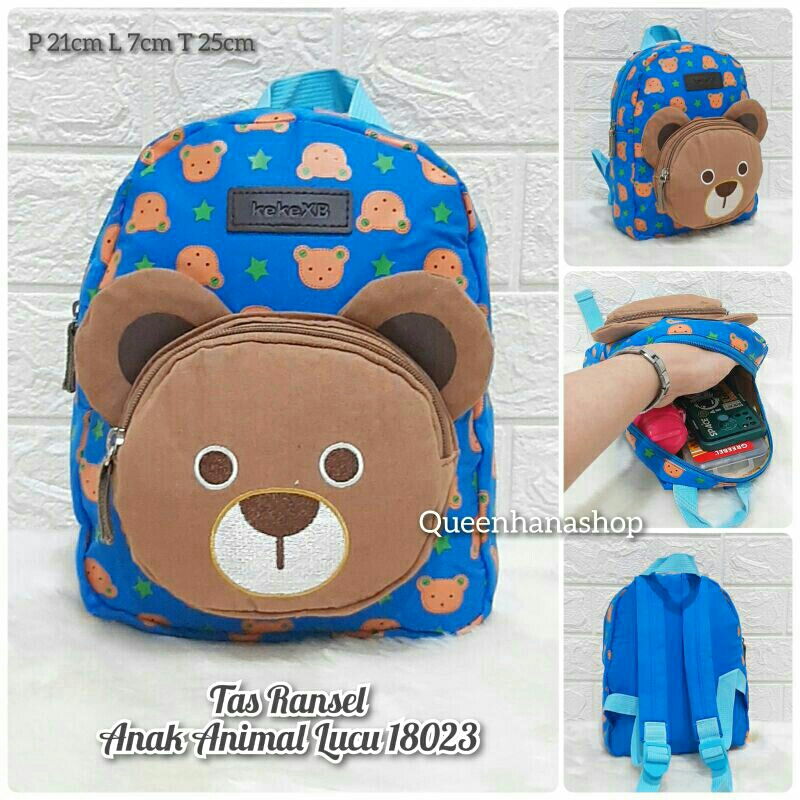 New Tas Ransel Anak Animal Keren Bagpack Anak