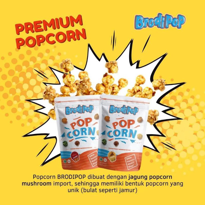

Brodipop premium popcorn rendah kalori | cemilan diet | Snack diet
