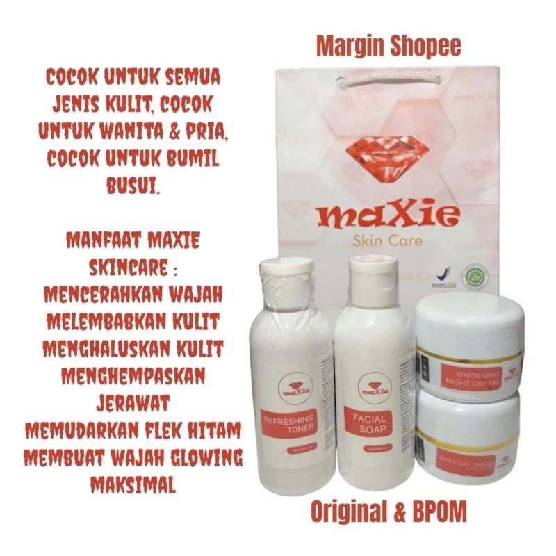 Maxie Glow Skincare BPOM Original || Kemasan Terbaru || Maxi Glow