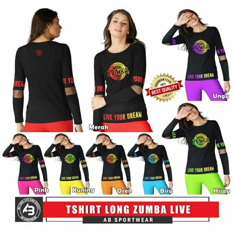 AB Sportwear Original - Tshirt Long Zumba Live