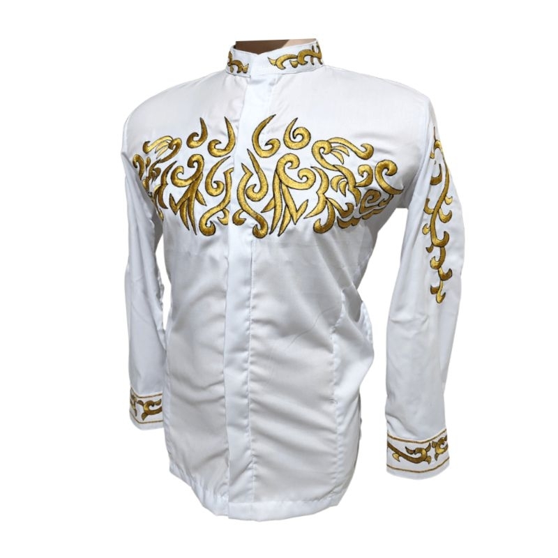 ( COD ) KOKO BORDIR ADDHIBA CCR PUTIH GOLD