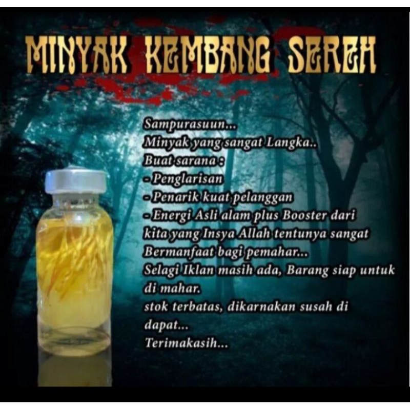 MINYAK KEMBANG SEREH