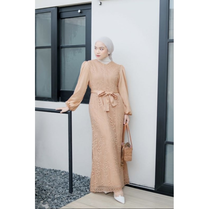 ELYASS DRESS / DRESS KONDANGAN / DRESS BRIDESMAID/ BUSUI FRIENDLY / DRESS LEBARAN /DRESS PESTA SAGE BUSUI /GAMIS PESTA